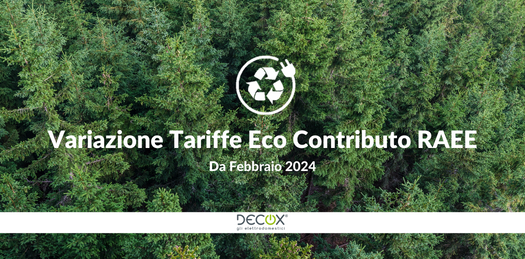 Variazione dell'Eco Contributo RAEE 2024